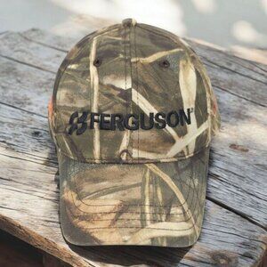Ferguson Camouflage Embroidered Logo Strapback Cap Trucker Baseball Hunting Hat